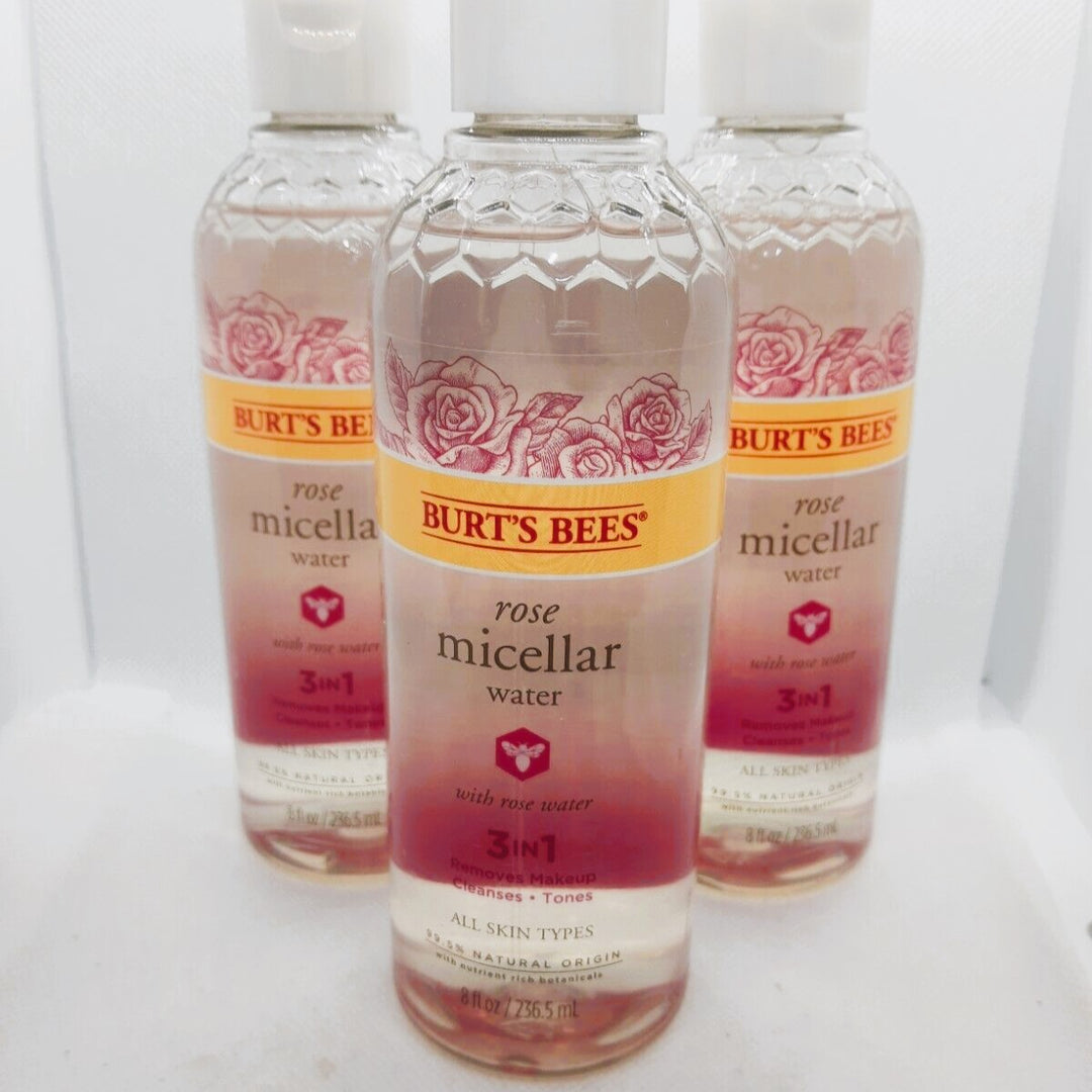 3pack of Burt's Bees Micellar Toning Water With Rose