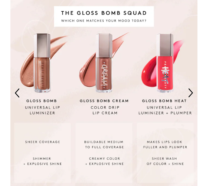 Fenty Beauty by Rihanna Gloss Bomb Heat Universal Lip Luminizer + Plumper (Select Shade)