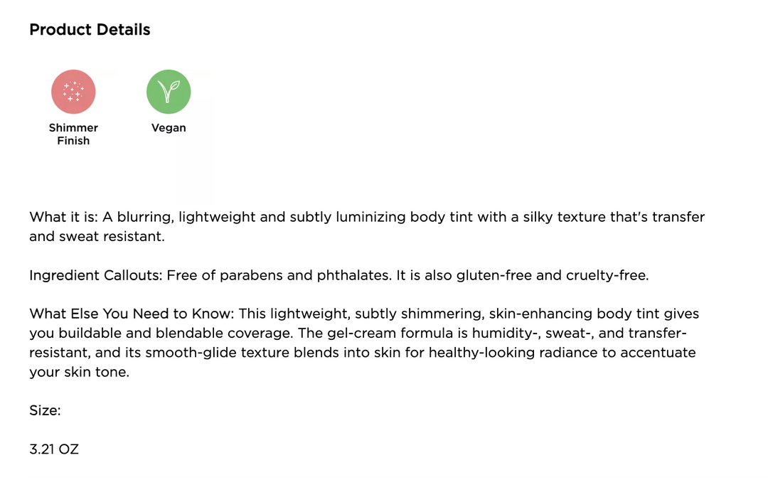 Fenty Beauty by Rihanna Body Sauce Body Luminizing Tint 3.2 oz (Select Shade)