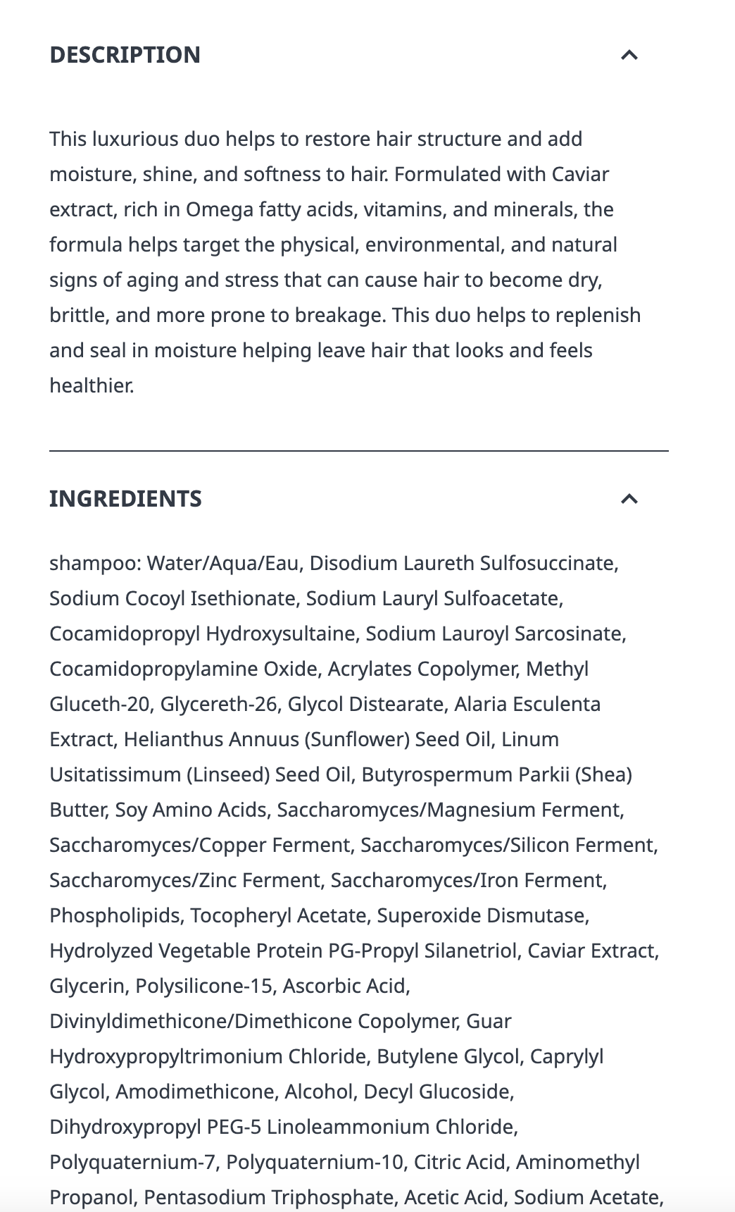 Alterna Caviar Anti-Aging Replenishing Moisture Shampoo & Conditioner Liter Bundle