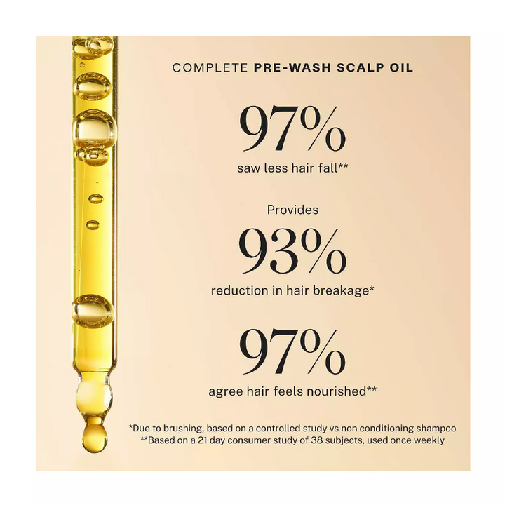 JVN Complete Pre-Wash Scalp & Hair Strengthening Treatment Oil