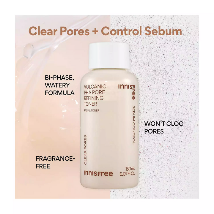 innisfree Volcanic PHA Pore Refining Toner - 5.07oz
