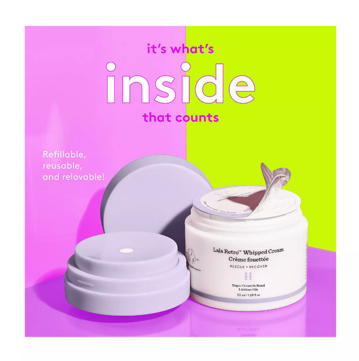 Drunk Elephant Lala Retro Nourishing Whipped Refillable Moisturizer