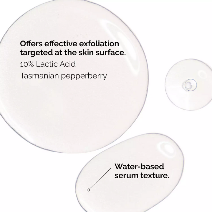The Ordinary Lactic Acid 10% + HA 2% Exfoliating Serum