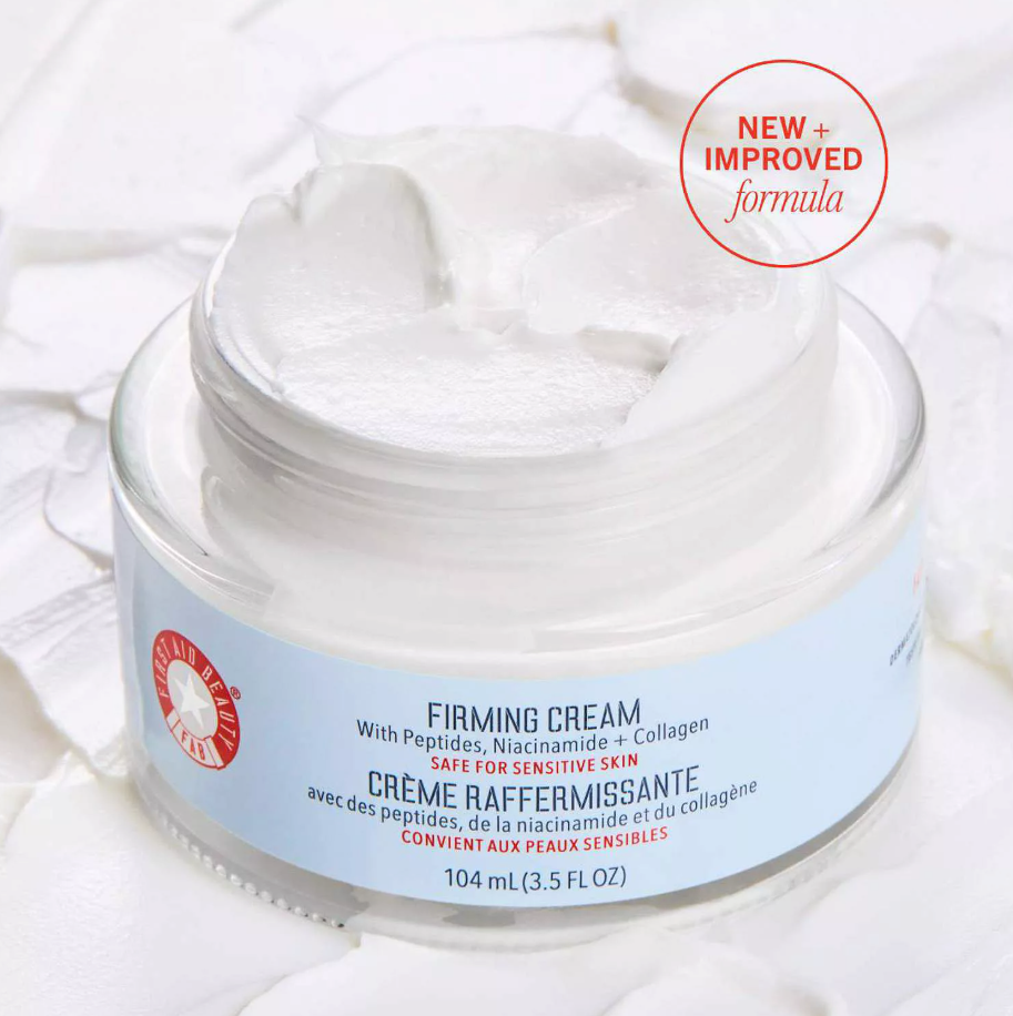 First Aid Beauty Firming Cream with Peptides, Niacinamide + Collagen