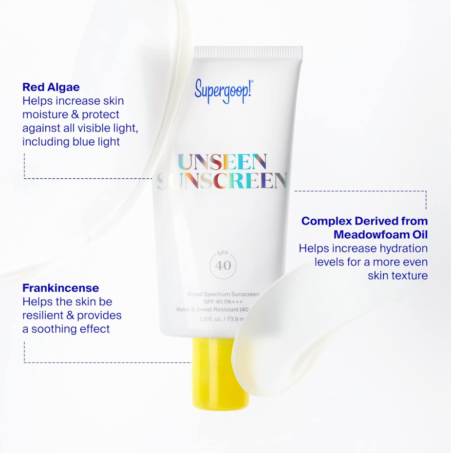 Supergoop! Unseen Sunscreen Invisible Broad Spectrum SPF 40 PA +++