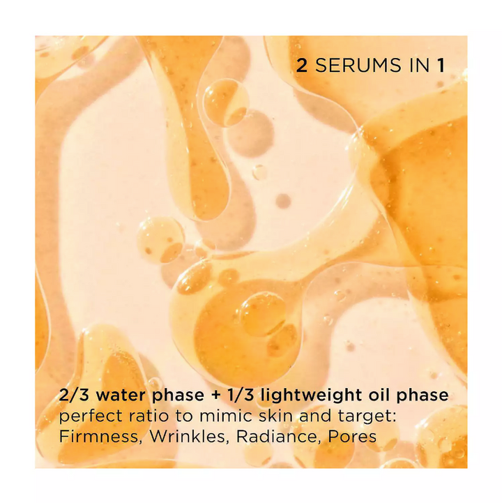 Clarins Double Serum Light Texture Anti Aging to Firm, Boost Radiance, Refine Pores