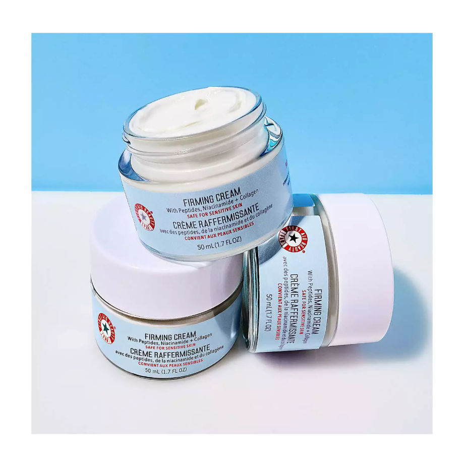 First Aid Beauty Firming Cream with Peptides, Niacinamide + Collagen