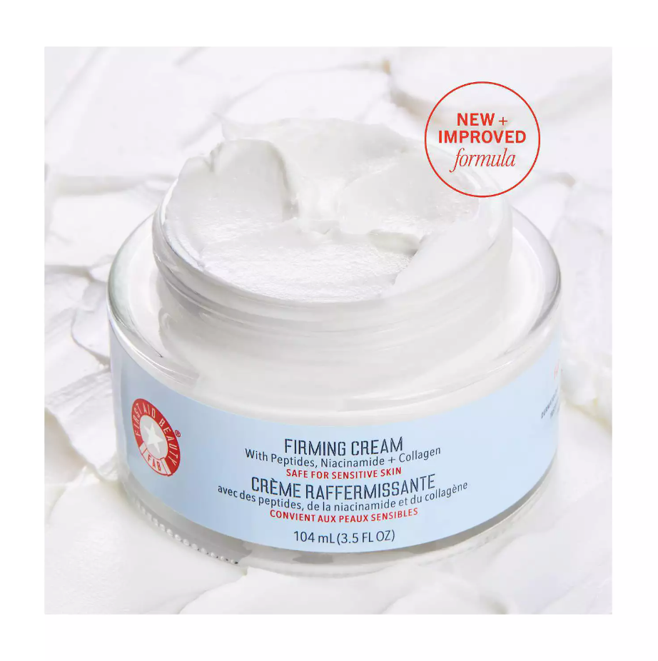 First Aid Beauty Firming Cream with Peptides, Niacinamide + Collagen