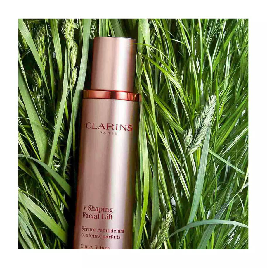 Clarins V Shaping Facial Lift Depuff & Contour Serum with Hyaluronic Acid