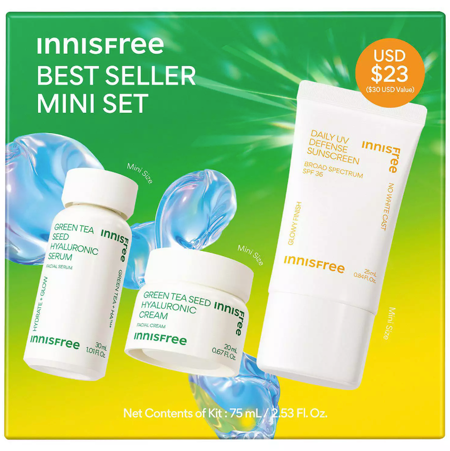 innisfree Hydrate + Protect Bestseller Minis Set