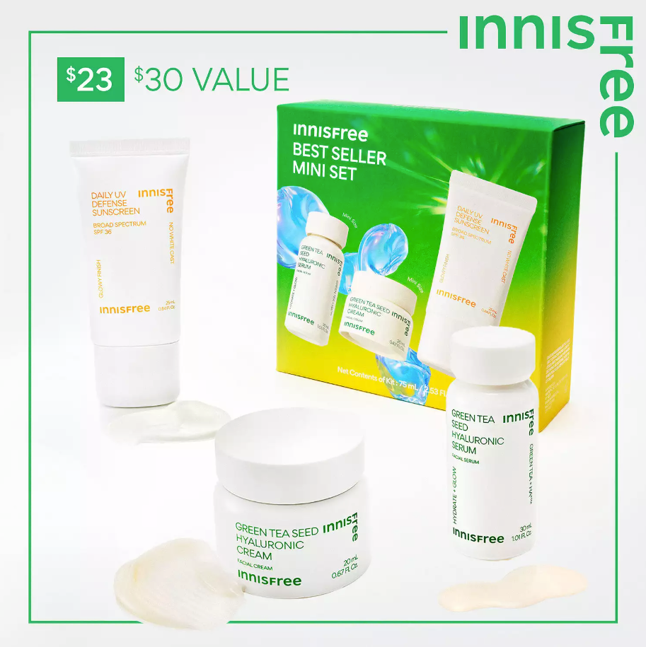 innisfree Hydrate + Protect Bestseller Minis Set
