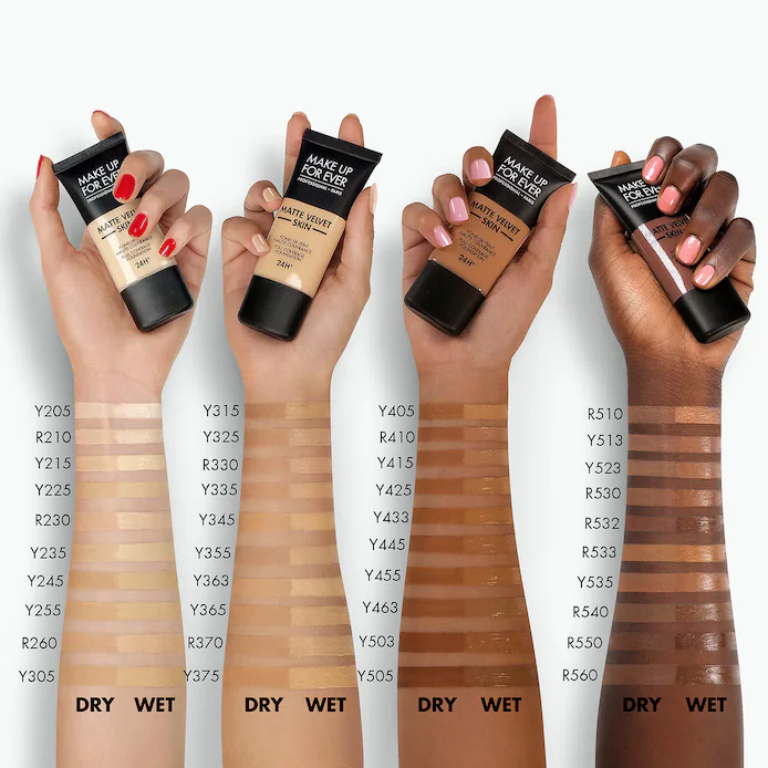 MAKE UP FOR EVER Matte Velvet Skin Full Coverage Foundation 24H