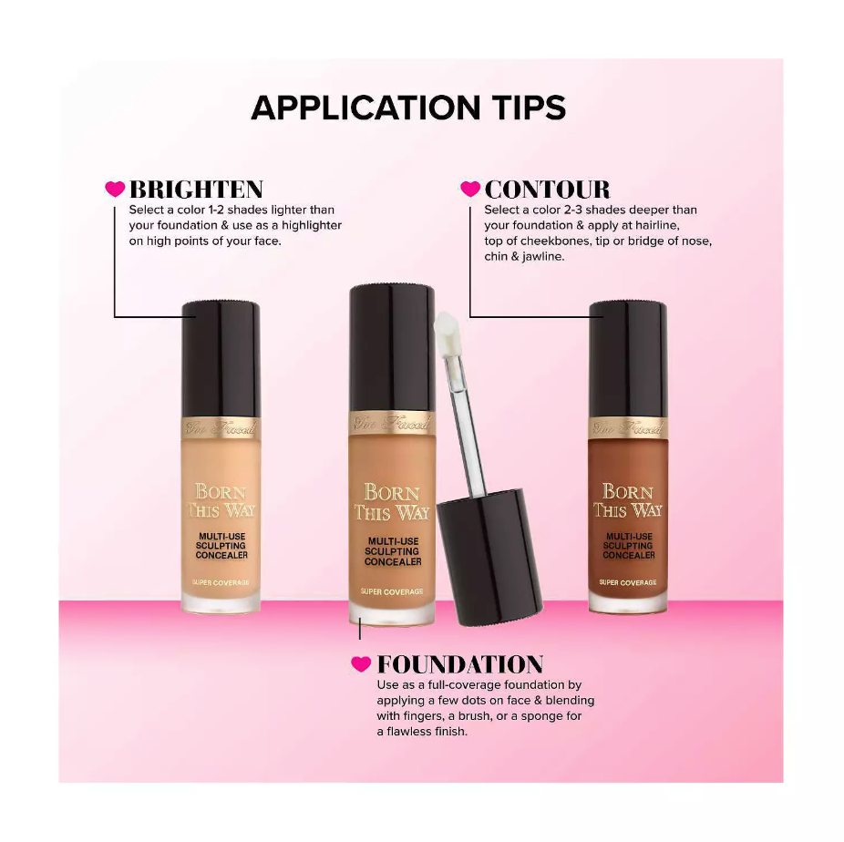 Too Faced Born This Way Super Coverage Multi-Use Concealer