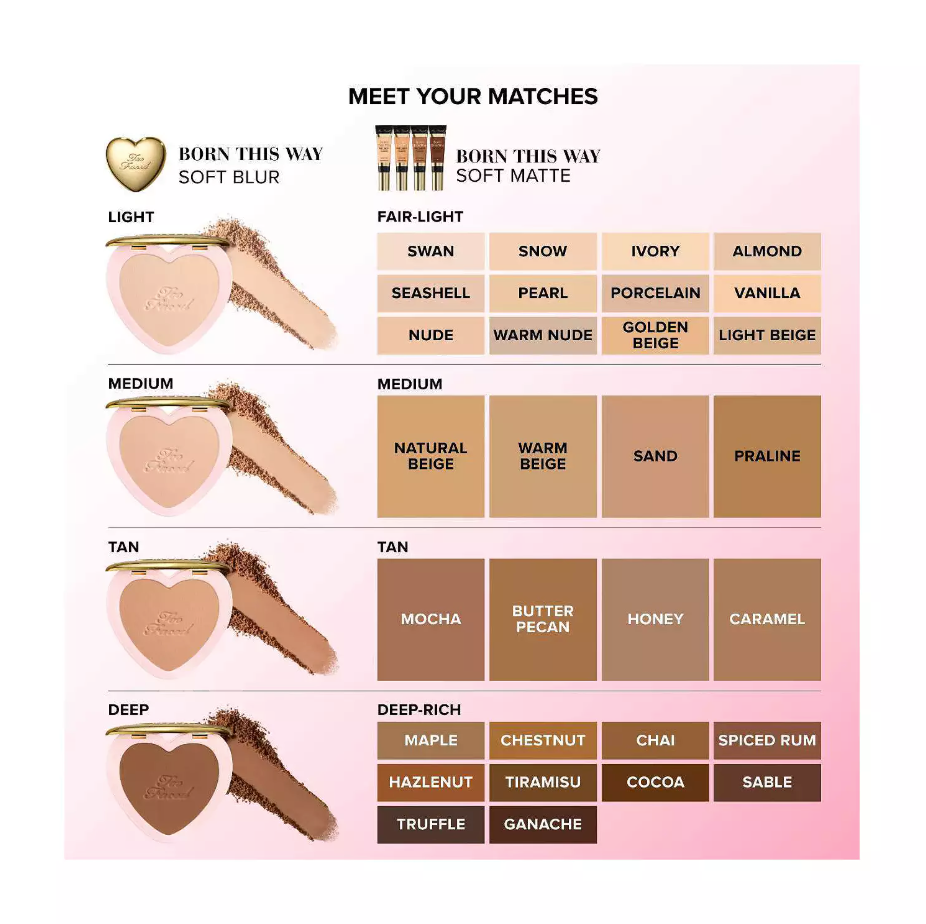 Too Faced Born This Way Soft Matte Foundation