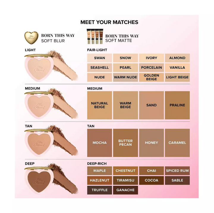 Too Faced Born This Way Soft Matte Foundation