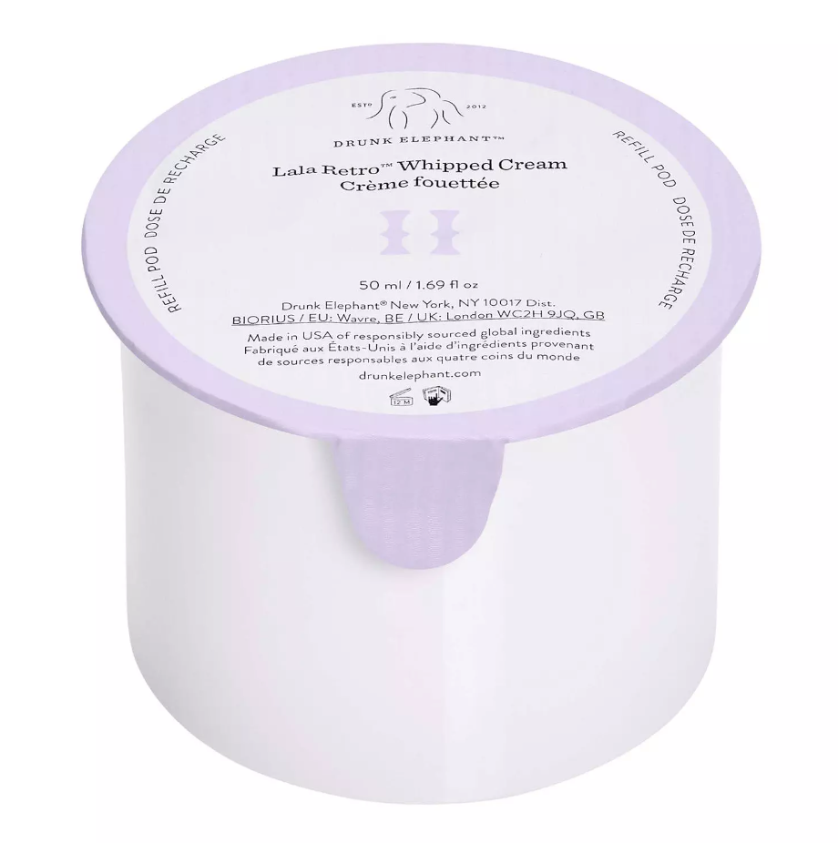 Drunk Elephant Lala Retro Nourishing Whipped Refillable Moisturizer