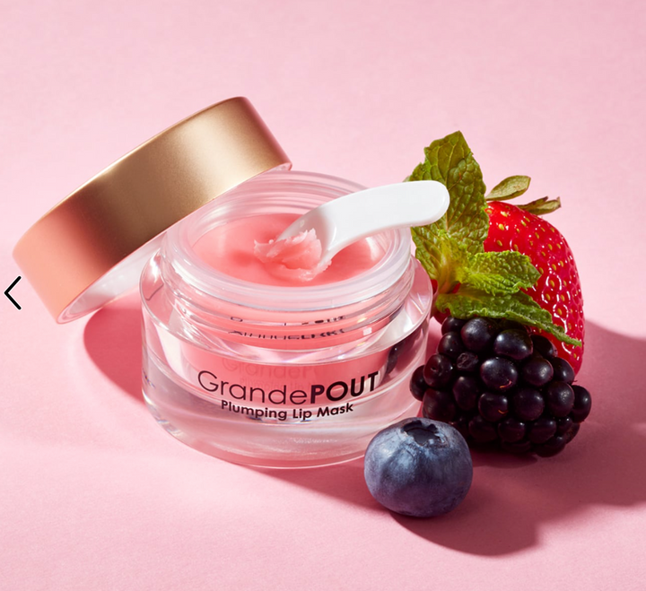 (EXP 10/23) Grande Cosmetics GrandePOUT Plumping Lip Mask 0.5 oz - Berry Mojito