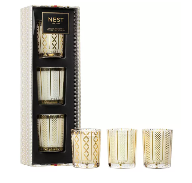NEST New York Mini Festive Candle Set (Value $54)