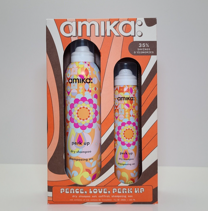 amika Peace, Love, Perk Up Dry Shampoo Set